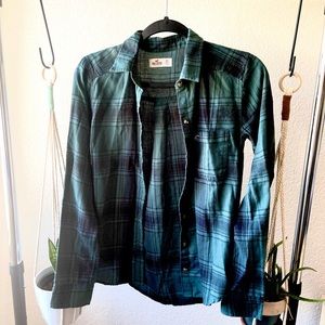 Hollister Blue Flannel